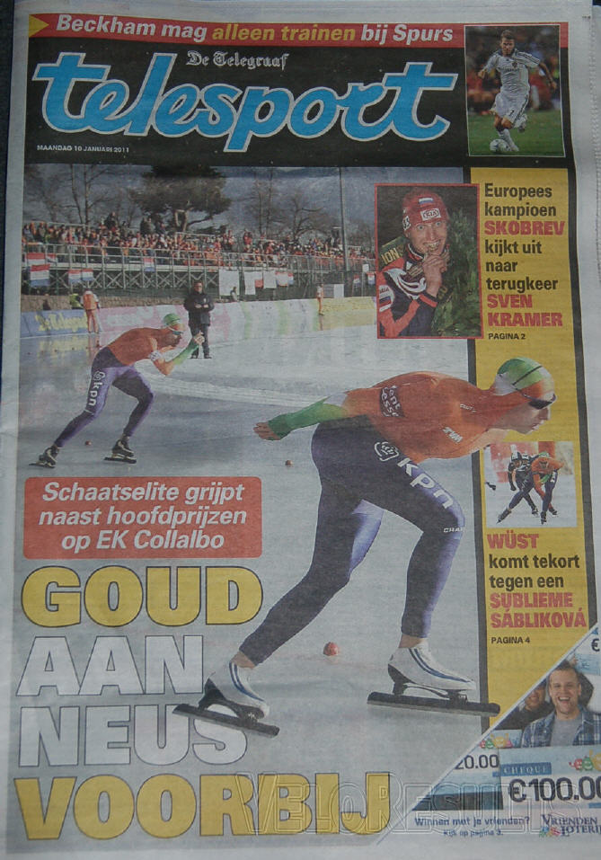 Speed skating? 'These pics will make sense when you get my words'. Ah, ok! (Editor).